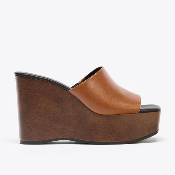 NTW Zara - Leather Wedge - Picture 1 of 5
